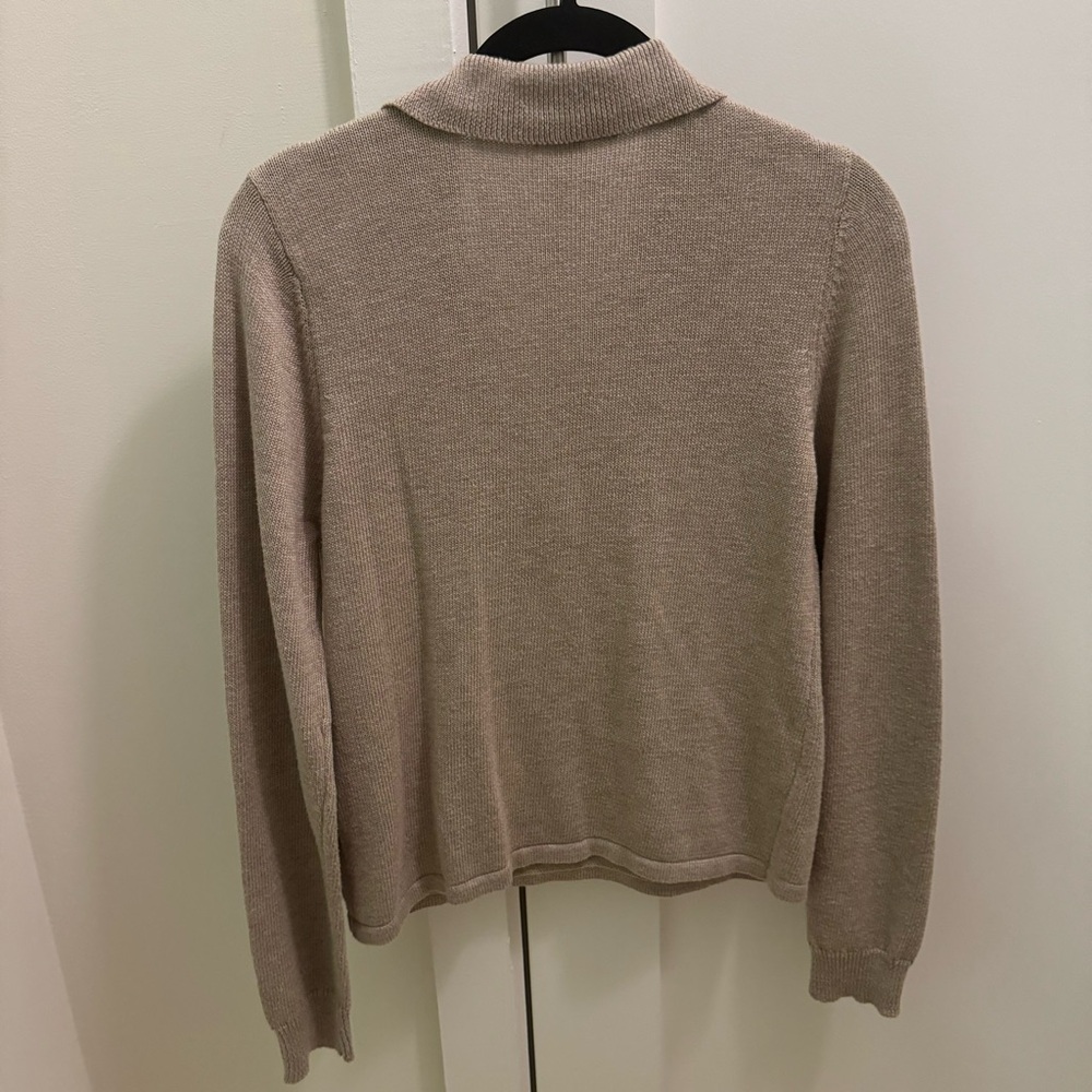 Lightweight Button Up Collared Sweater - image 5